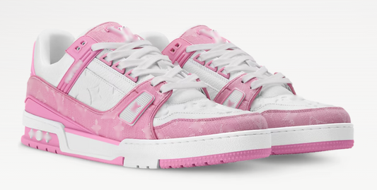 Monogram-Inspired Low-Top Sneakers